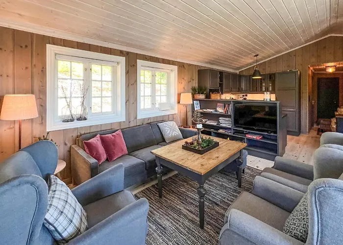 Amazing In With Sauna Дом отдыха Sjusjoen